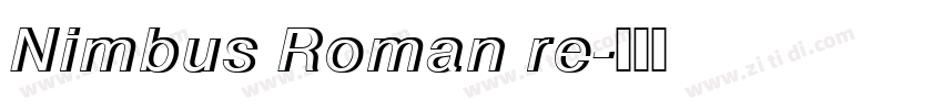 Nimbus Roman re字体转换 Nimbus Roman re字体转换
